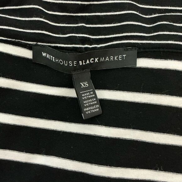 White House Black Market Striped Top adjustable straps size XS - Picture 6 of 7